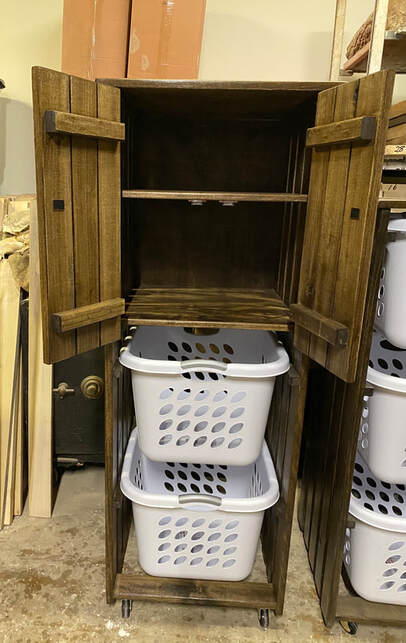 LAUNDRY BASKET HOLDERS - Ed & Deb's Country Creations